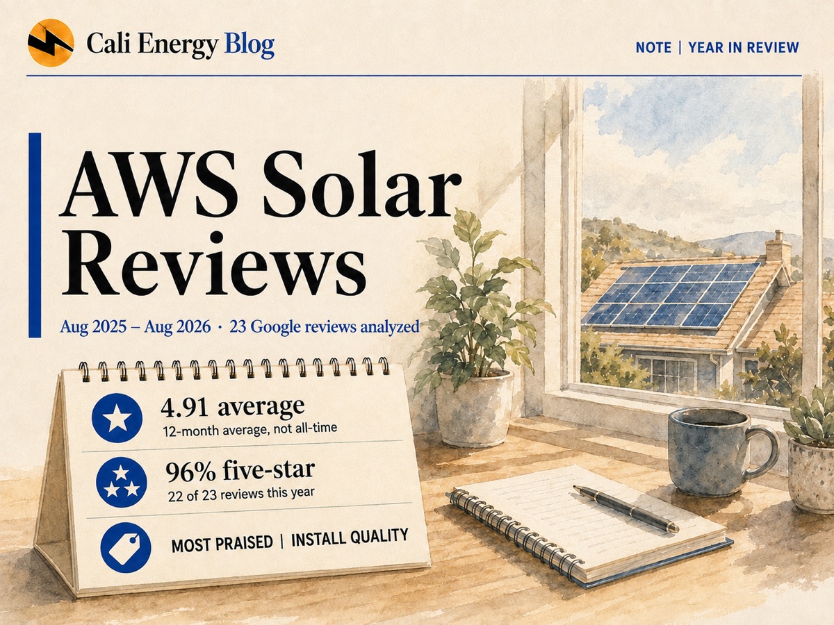 AWS Solar Reviews (2026): 23 Recent Google Reviews Analyzed