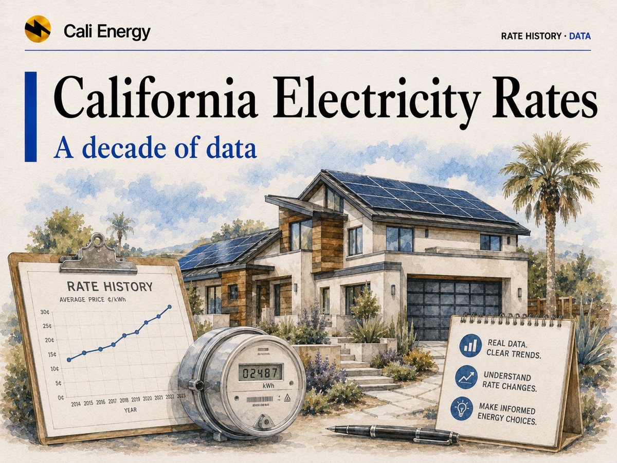 California Electricity Rates: A Decade of Data