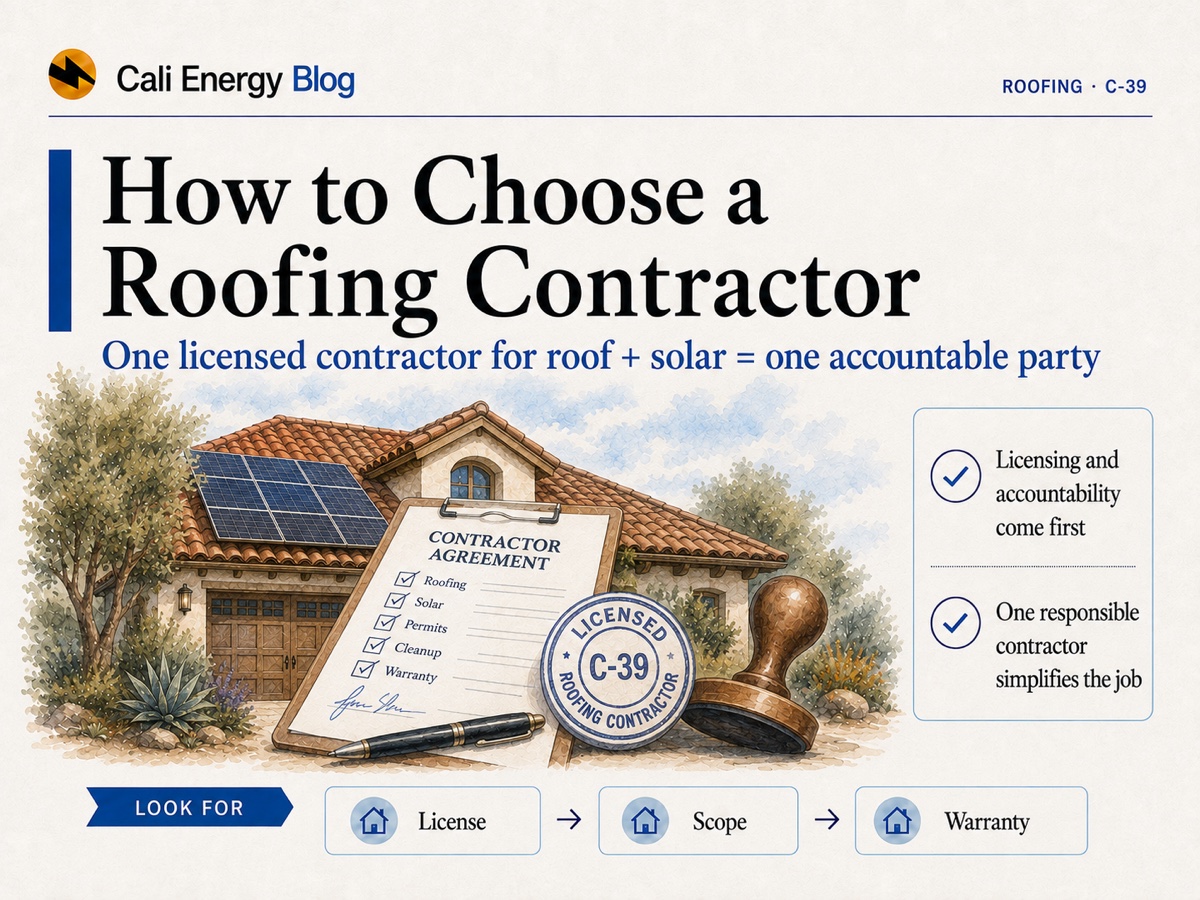 How to Choose a Roofing Contractor in California (2026)