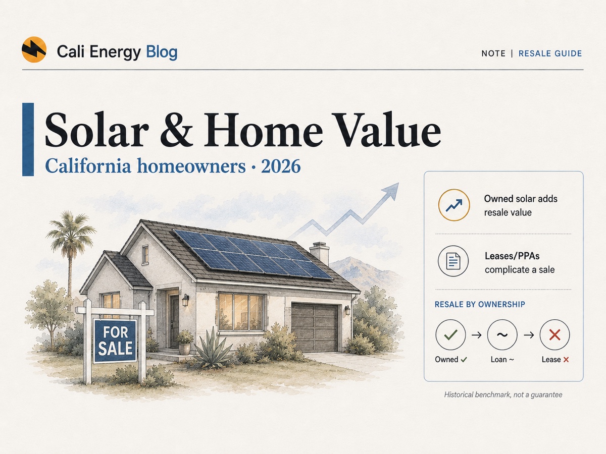 Do Solar Panels Increase Home Value in California? (2026 Data Guide)