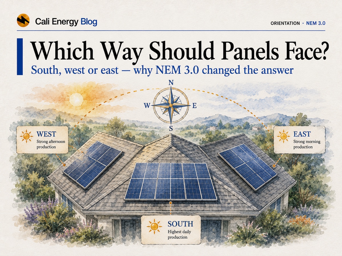 Which Way Should Solar Panels Face in California? (2026)