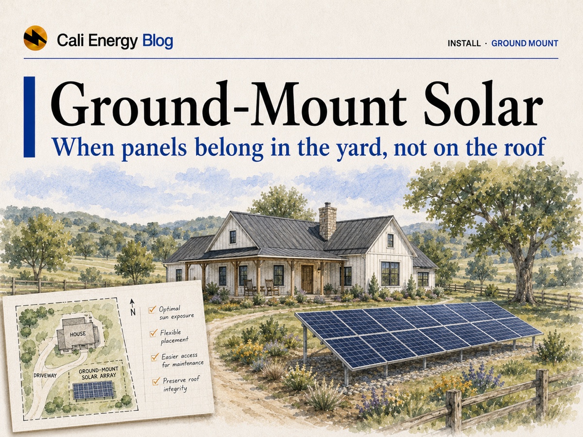 Ground-Mount Solar in California (2026): Costs & Types