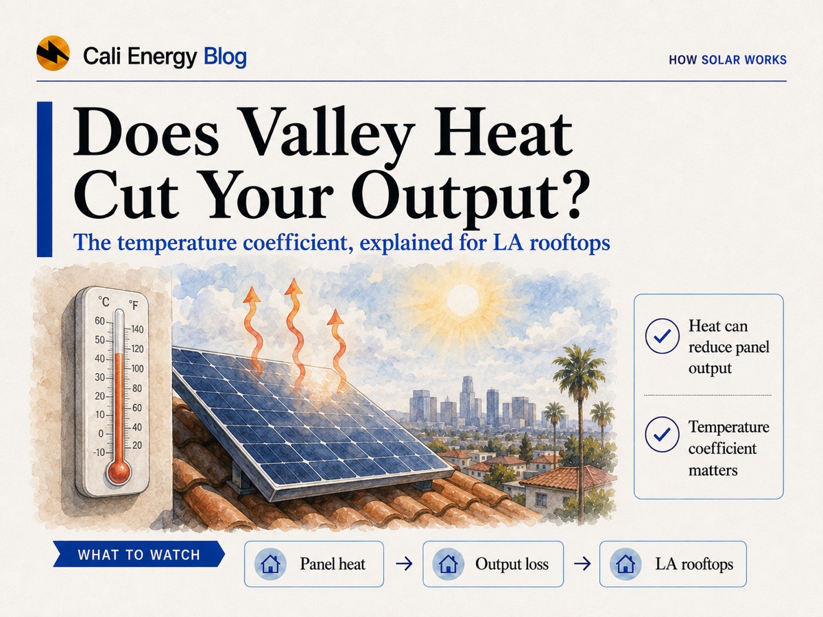 How Heat Affects Solar Panel Output in LA (2026)