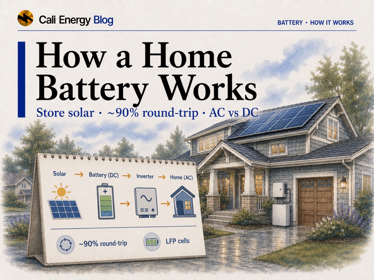 How Does a Home Solar Battery Work?