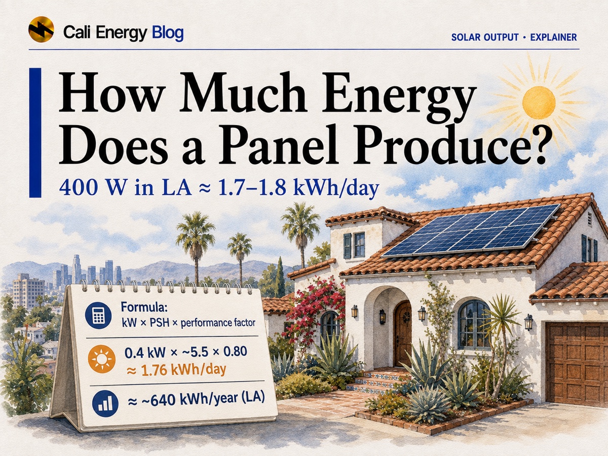 How Much Energy Does a Solar Panel Produce?