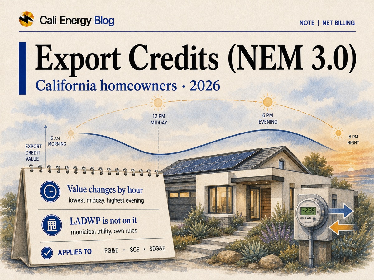 How the NEM 3.0 Export Rate Is Set: ACC and ACC Plus (2026)