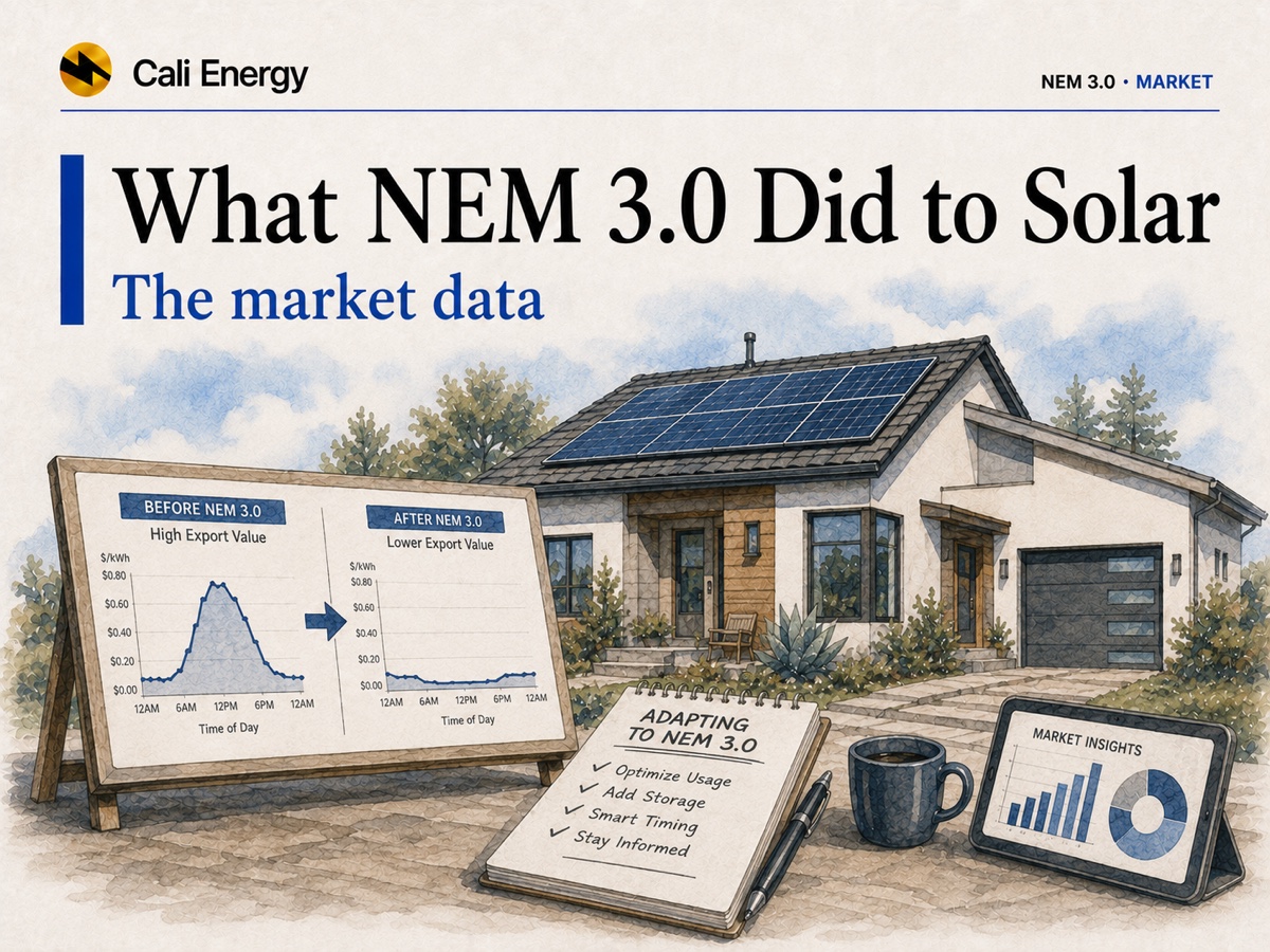What NEM 3.0 Did to California Solar: The Data