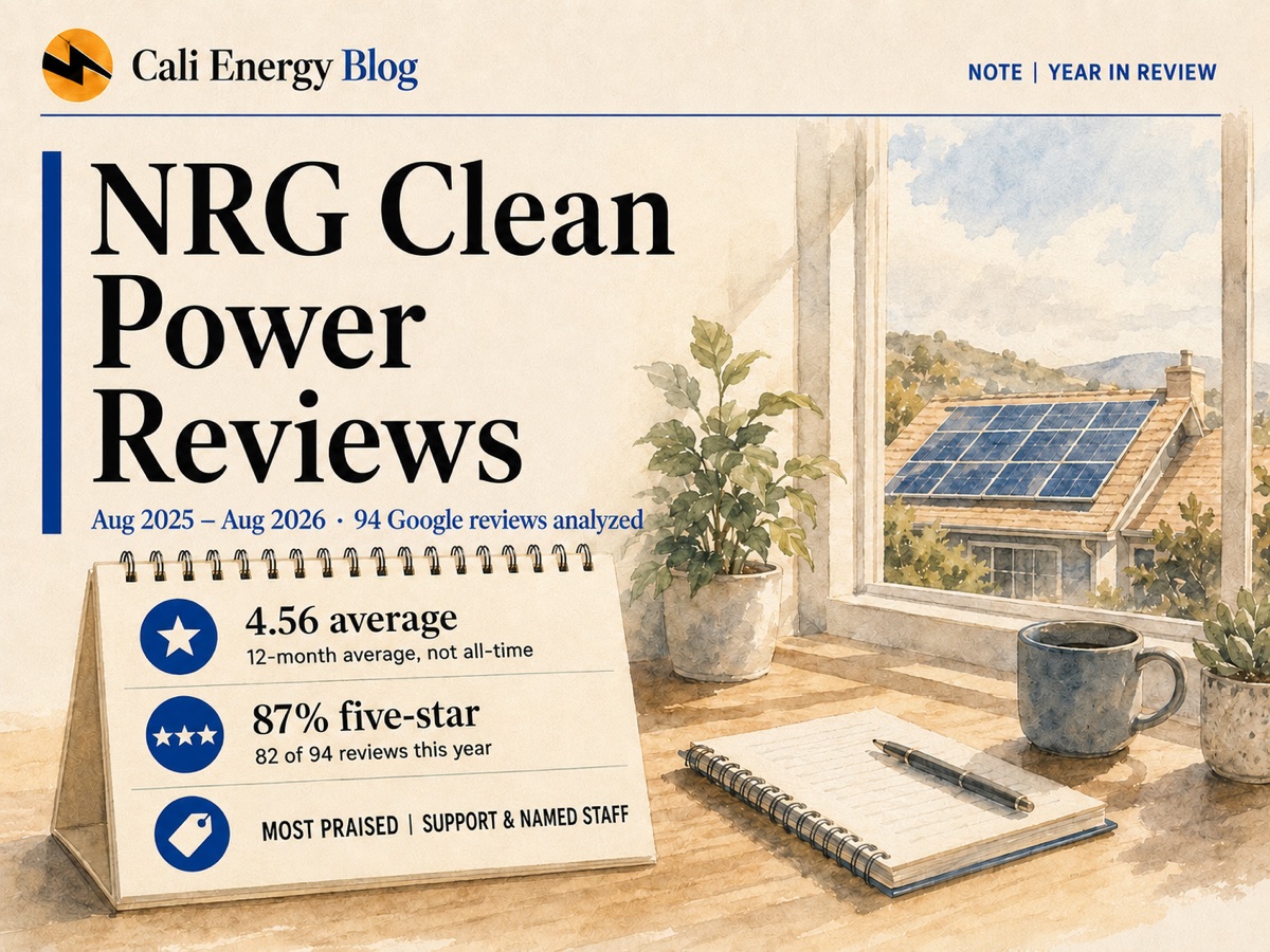 NRG Clean Power Reviews (2026): 94 Recent Google Reviews Analyzed