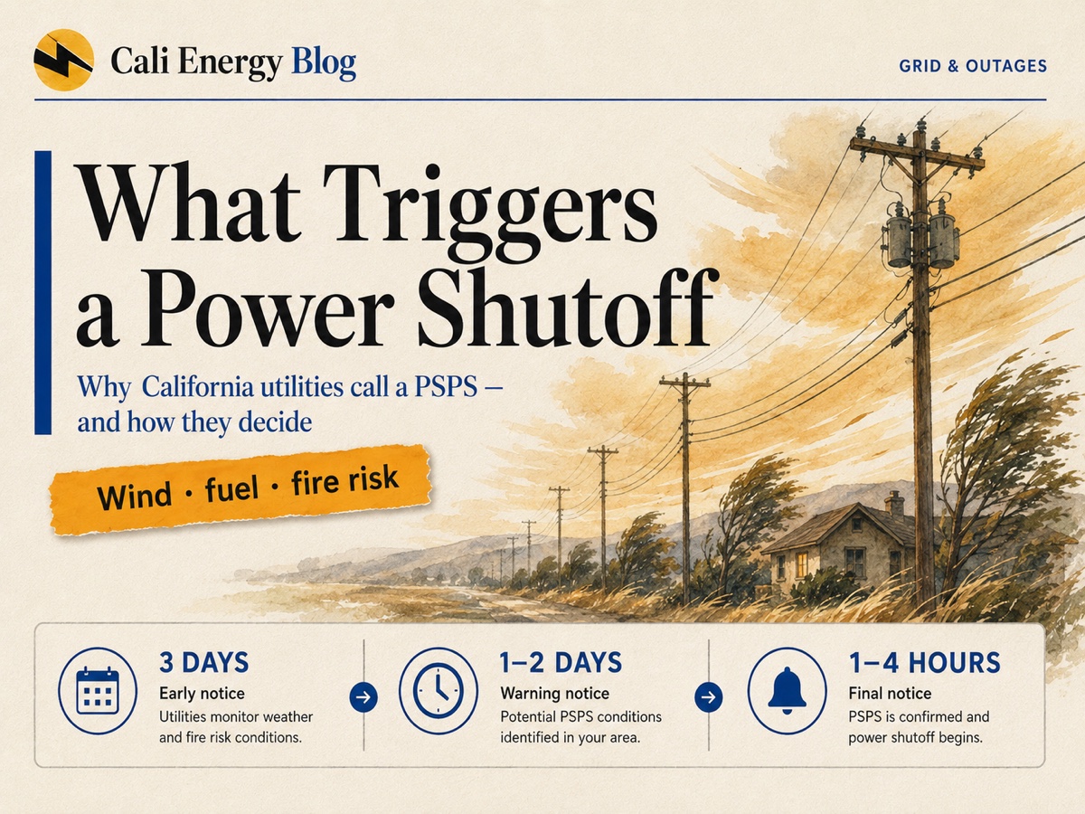 What Triggers a Power Shutoff (PSPS)