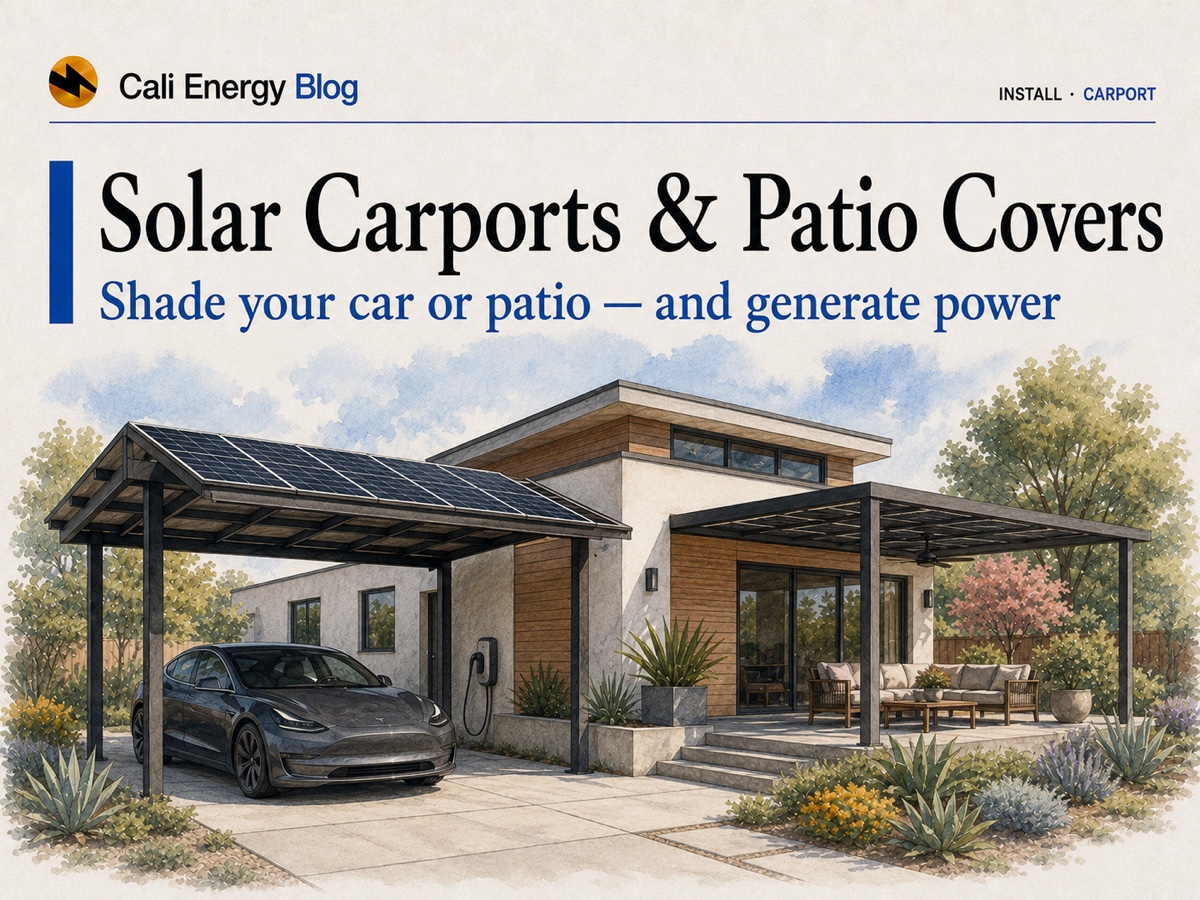 Solar Carports & Patio Covers in California (2026)