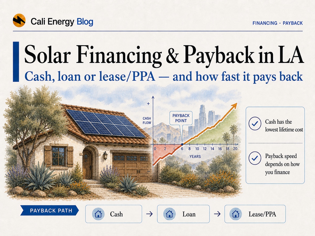 Solar Financing & Payback in Los Angeles (2026)