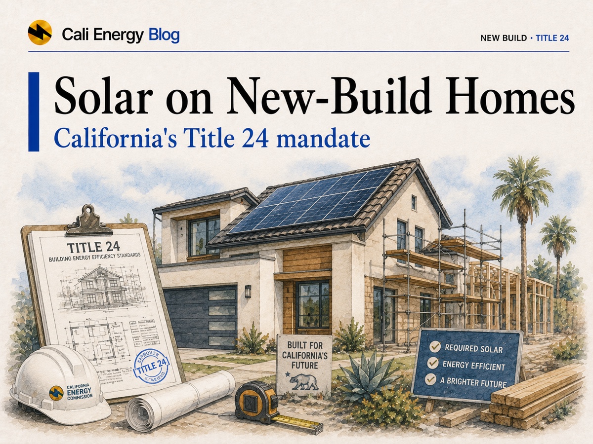 Solar on New-Construction Homes in California (2026)
