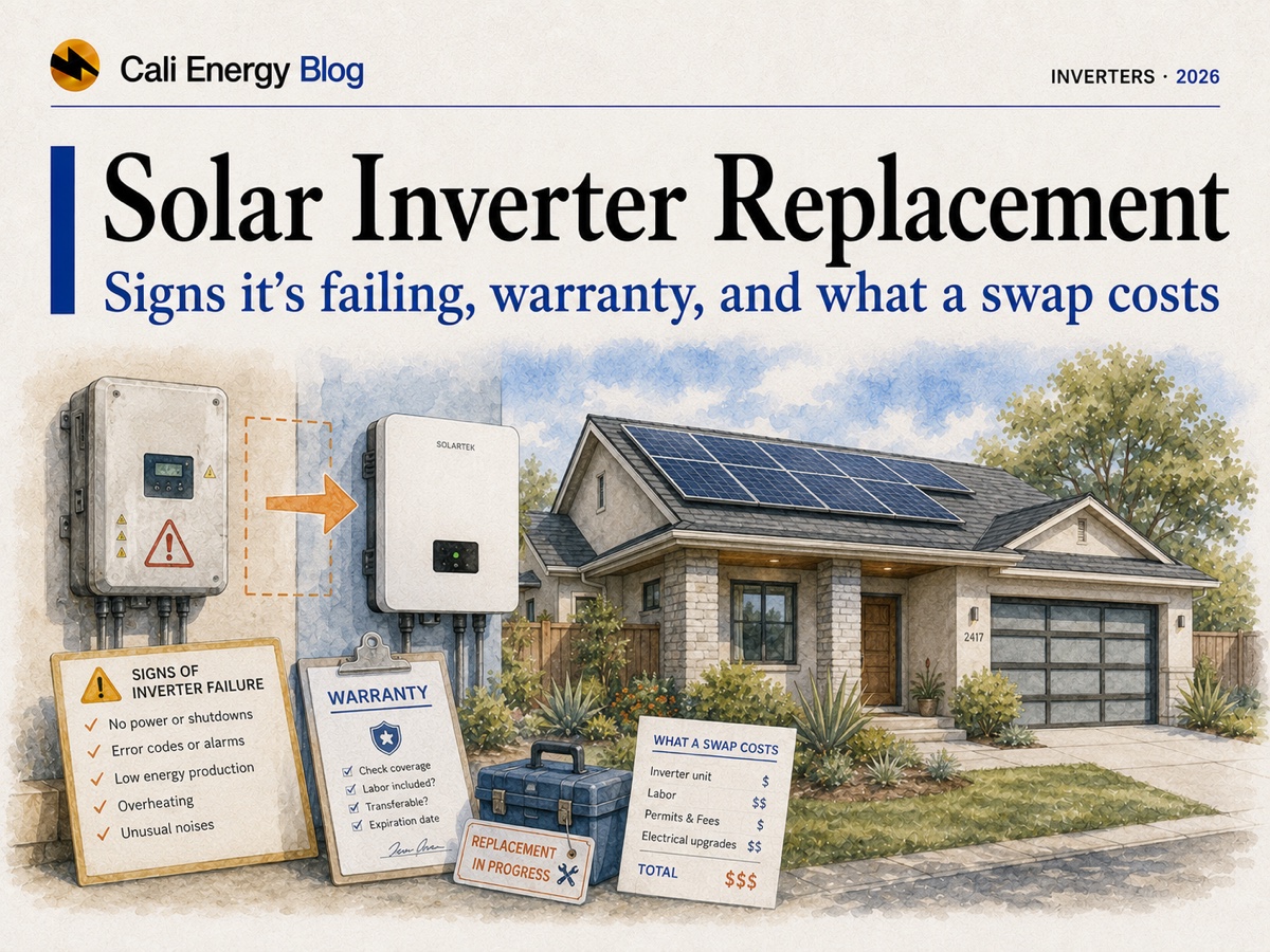 Solar Inverter Replacement: Cost & Signs (2026)