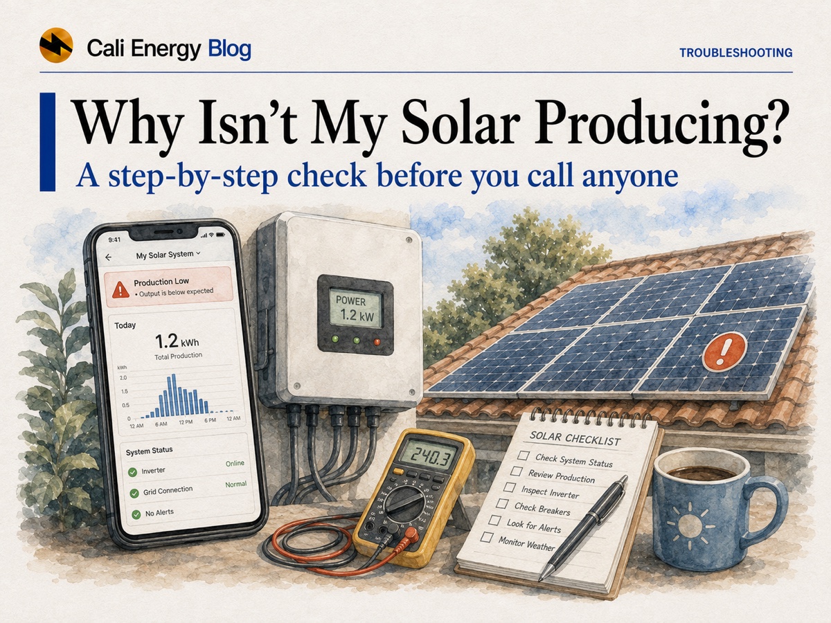 Why Is My Solar Not Producing? Troubleshooting (2026)