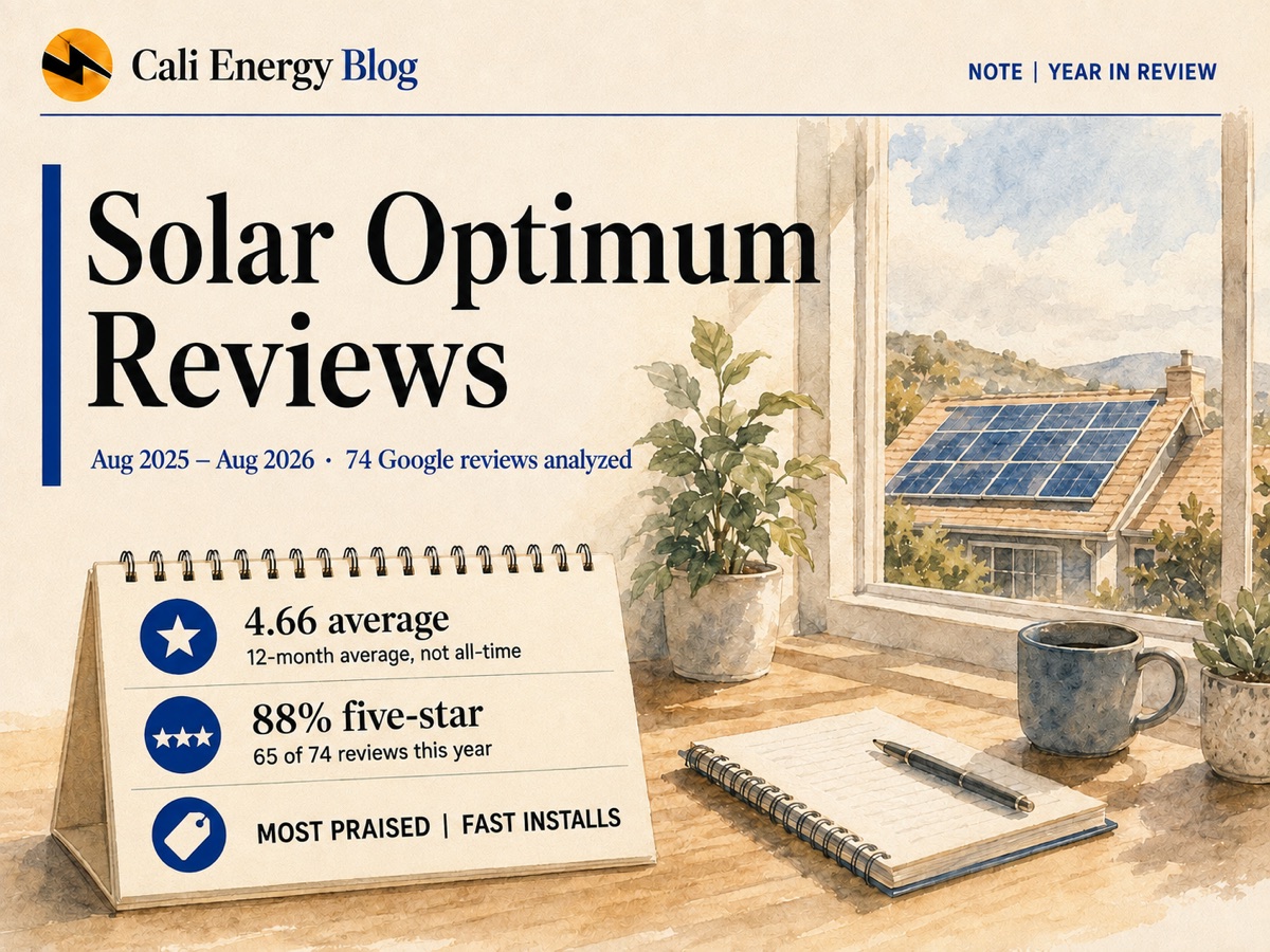 Solar Optimum Reviews (2026): 74 Recent Google Reviews Analyzed