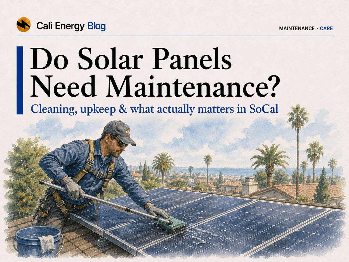 Solar Panel Maintenance & Cleaning in California (2026)