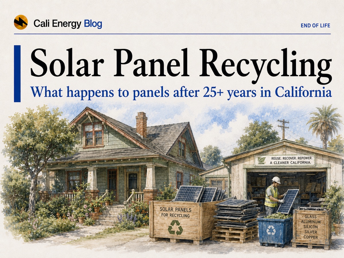 Solar Panel Recycling & Disposal in California (2026)