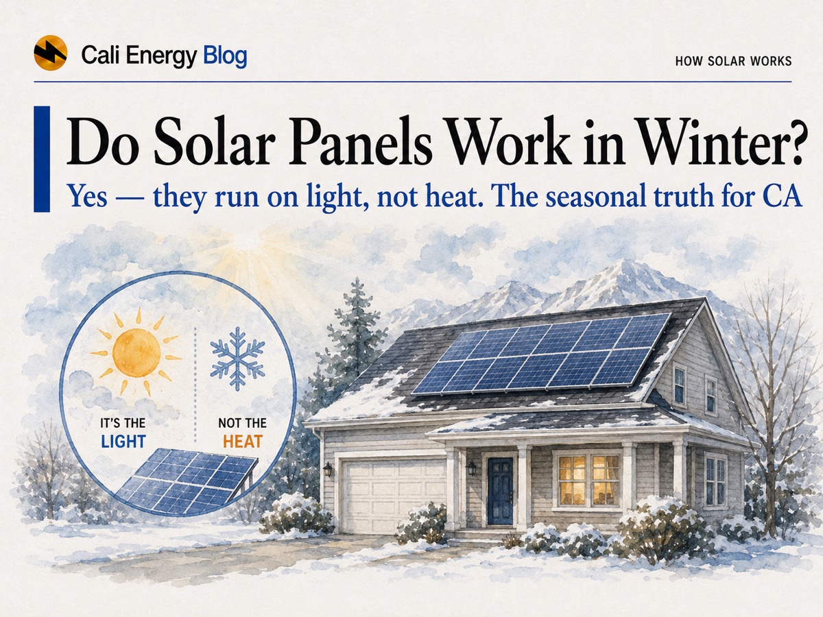 Do Solar Panels Work in Winter? (California, 2026)