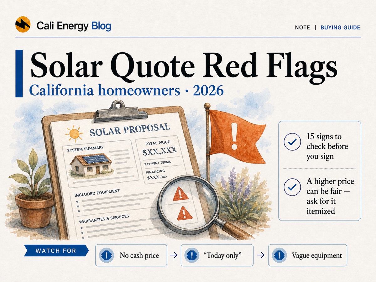 Solar Quote Red Flags: 15 Warning Signs (2026)