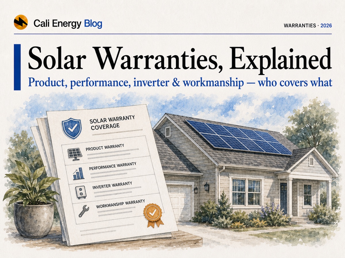 Solar Warranties Explained: The 4 Types (2026)