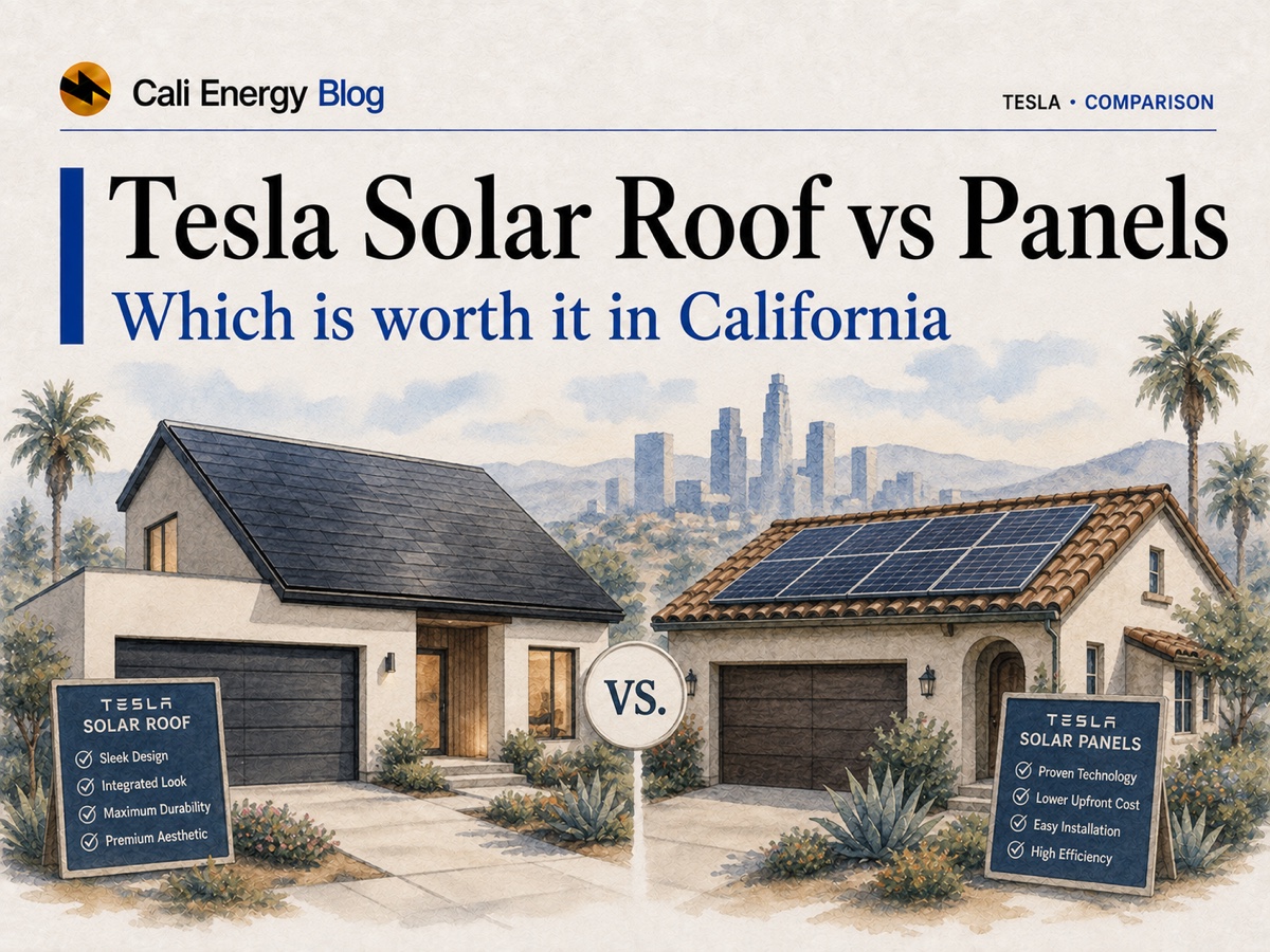 Tesla Solar Roof vs Solar Panels in California (2026)