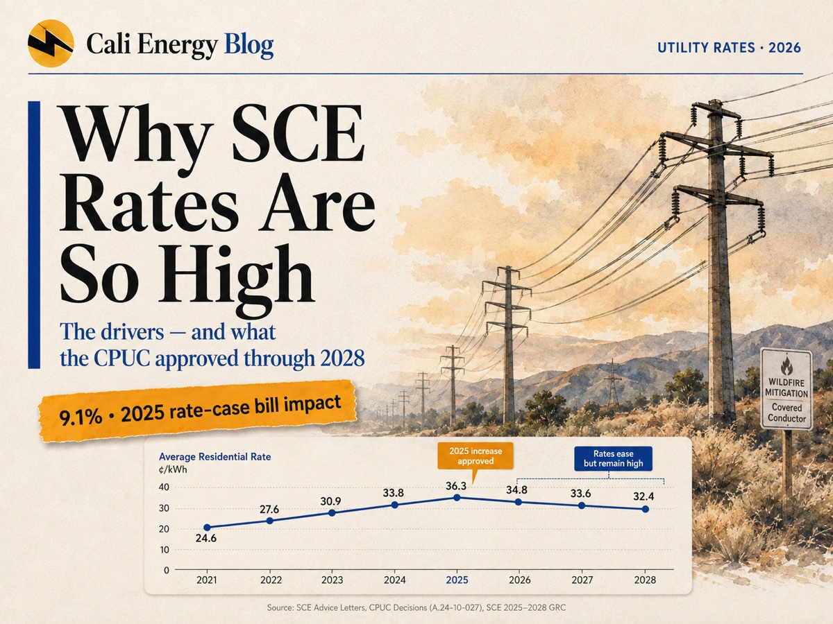 Why SCE Rates Are So High