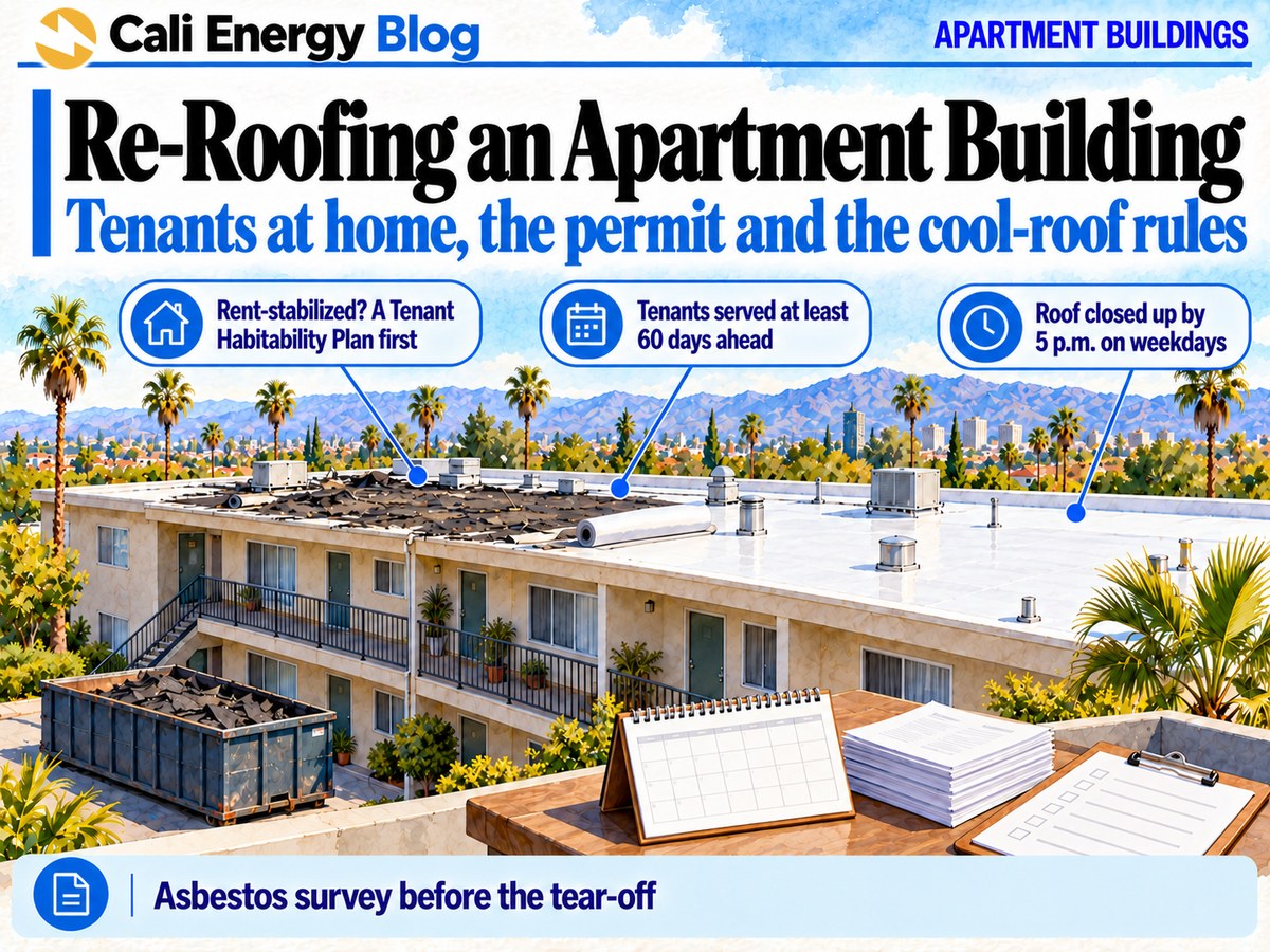 Apartment Building Roof Replacement in Los Angeles