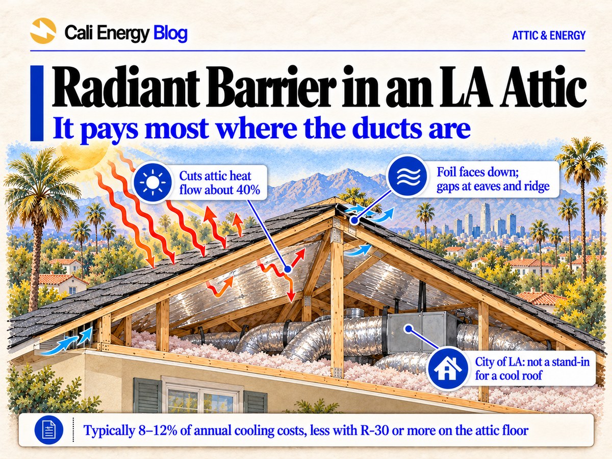 Radiant Barrier in a Los Angeles Attic: Worth It?